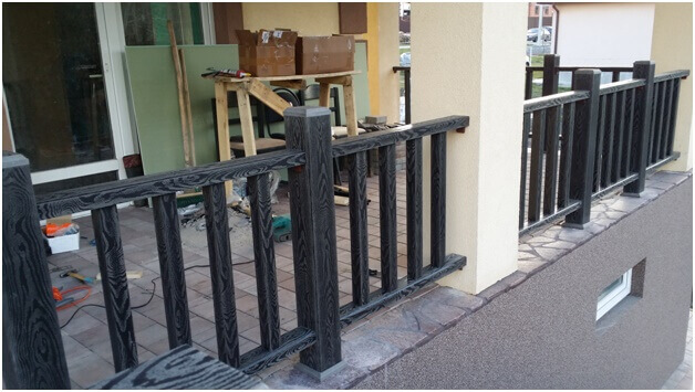 Ограждения полимерные для террас 