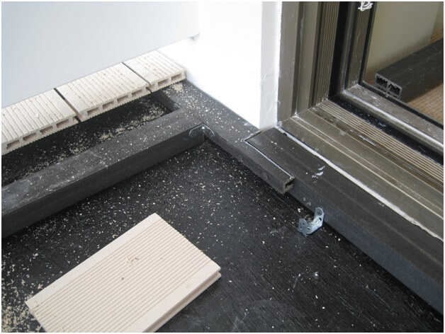 Каркас из лаг ДПК 