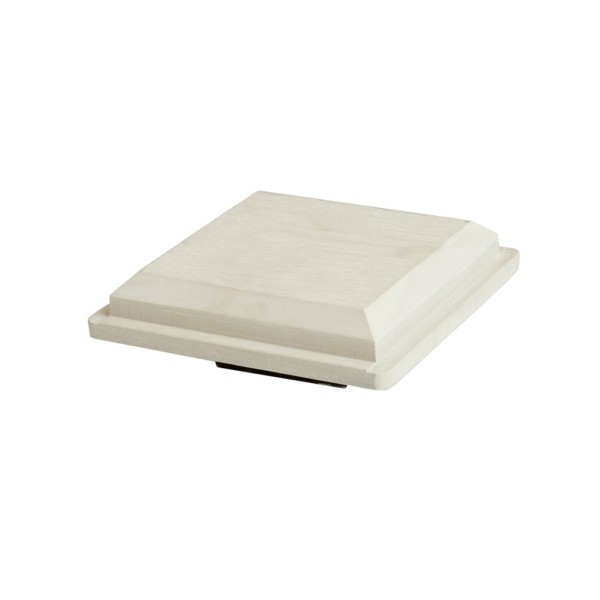 Крышка столба для ограждений CM Railing 120х120 Белое дерево