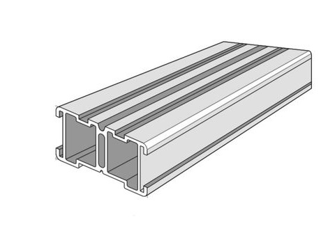 Лага алюминиевая монтажная Ecodecking 40х20х3000