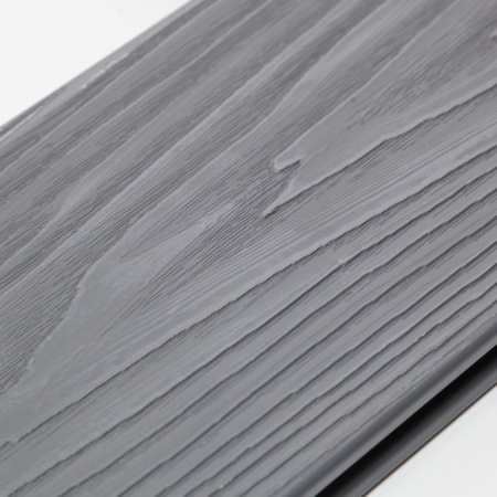 Террасная доска Экодекинг Титан 3D 140х25x4000 Серый