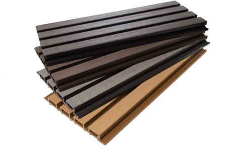 Фасадная доска Экодекинг Техно реечная 200х26х3000 Бронза