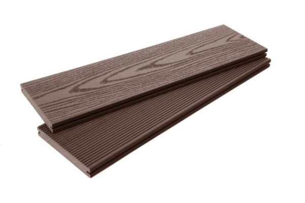 Террасная доска Ecodecking Техно полнотелая 145х20x3000 Шоколад