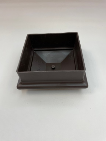 Крышка столба заборного Экодекинг Техно 120х120 Шоколад