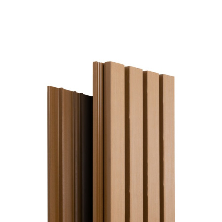 Фасадная доска Экодекинг Техно реечная 200х26х3000 Бронза