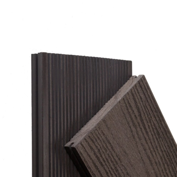 Террасная доска Ecodecking Техно полнотелая 145х20x3000 Венге